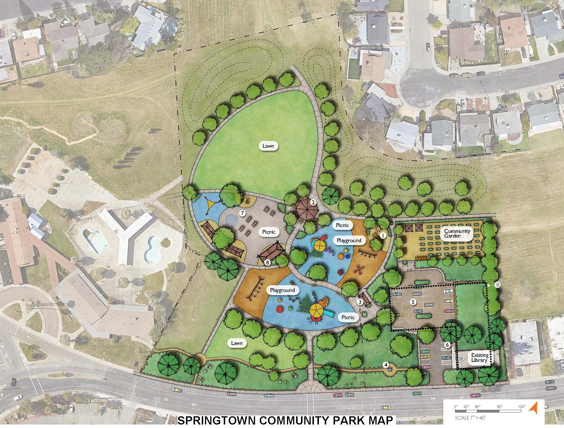 Springtown Community Park Layout