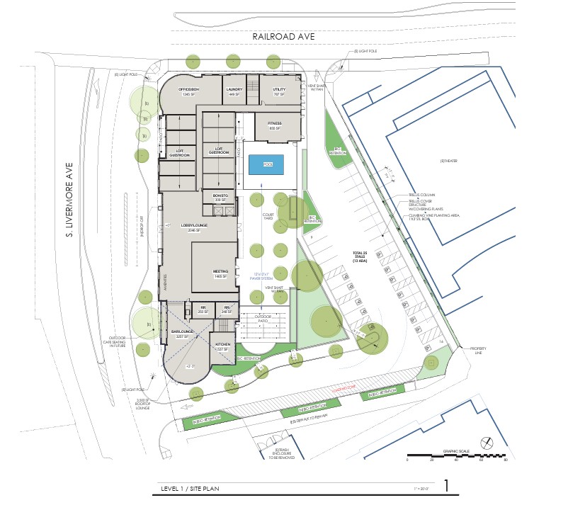 Downtown Hotel Site Plan